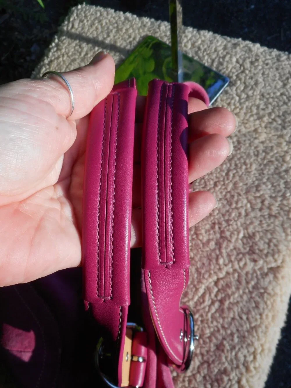 Vintage Coach SOHO Suede Tote 9522, EUC in Orchid Pink